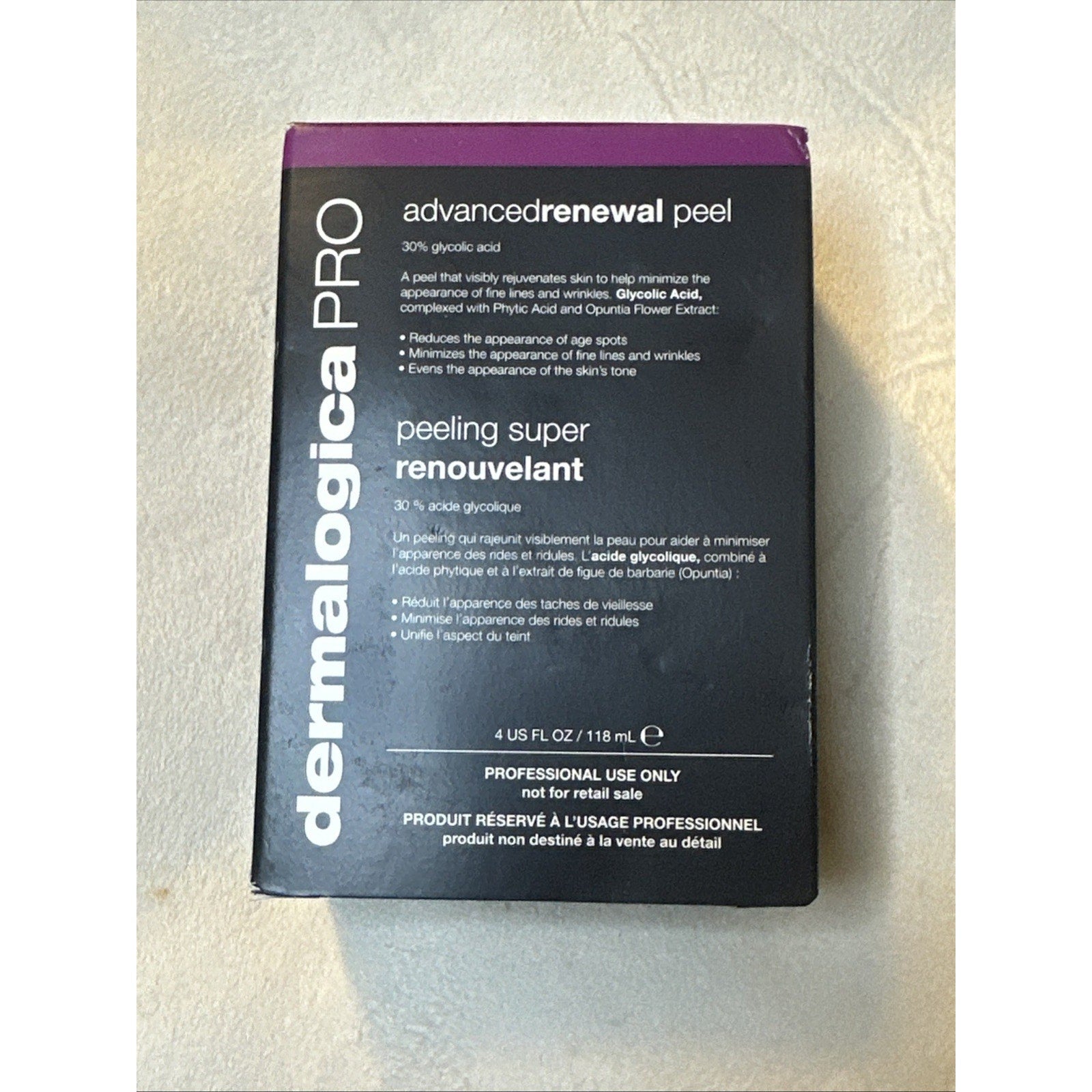 Dermalogica Advanced Renewal Peel Pro Size 4.0 fl oz/ 118 ml New In Box