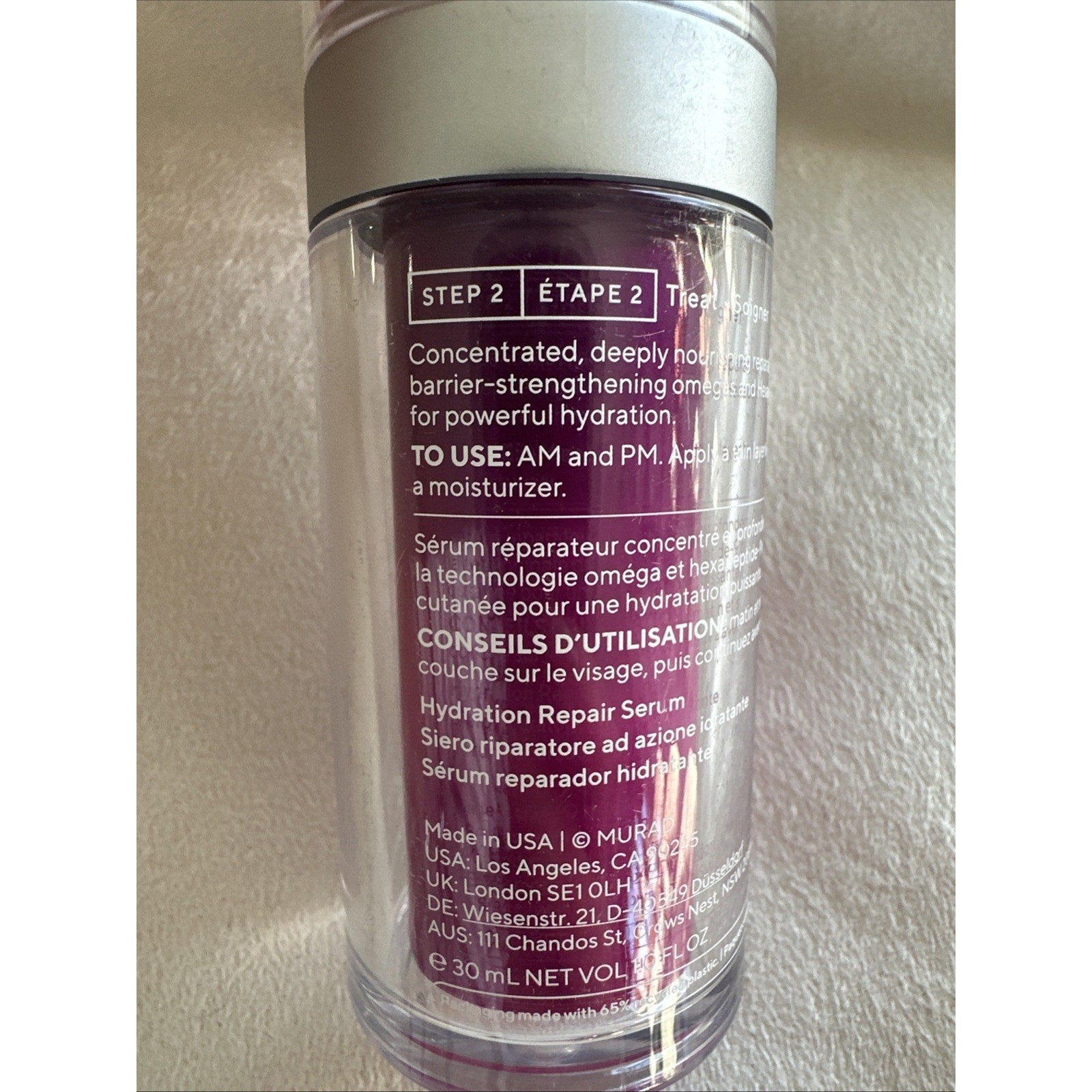 NWOB Murad Cellular Hydration Repair Serum With Barrier Repair 1.0 oz Fresh