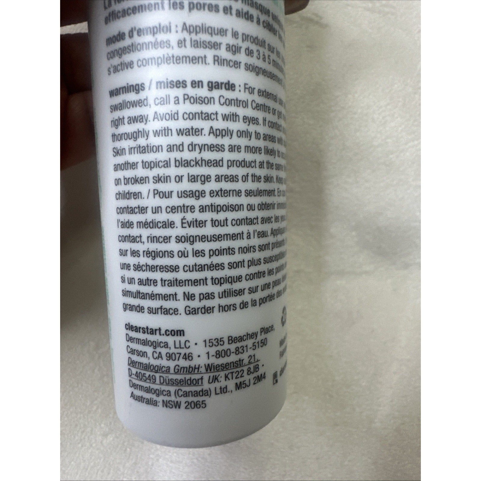 Dermalogica Clear Start Blackhead Clearing Fizz Mask 1.7 oz. 50ml Mask NWOB